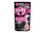 Lucky Lou Nassfutter Katze, Adult, SuperMono, Lamm 16x125 g