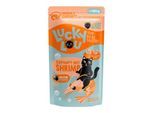 Lucky Lou Nassfutter Katze Adult Geflügel und Shrimps 16x125 g
