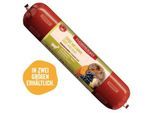 Fleischeslust Nassfutter Hund Wurst Ziege und Lamm 8x400 g