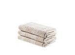 Joop! Gästetuchset Classic Cornflower, Sand, Textil, 3-teilig, Uni, 50x30 cm, Oeko-Tex® Standard 100, saugfähig, Aufhängeschlaufe, strapazierfähig, angenehm weich, hochwertige Qualität, Badtextilien, Gästehandtücher