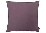 Dekokissen APELT "Stone", lila (mauve, unifarben), B:45cm H:5cm L:45cm, Leinen, Polyester, Dekokissen_Sitzkissen_Kissenhüllen, Dekokissen, inclusive Soft-Kissenfüllung 100% PES