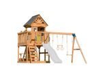 Ambia Garden , Anthrazit, Braun, Weiß , Holz, Kunststoff , Zeder , 410x305x435 cm , EN 71, Europäischer Sicherheitsstandard, FSC 100% ,