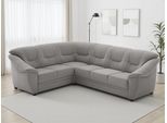 Ecksofa SIT & MORE "Savona L-Form, B. 262 cm, Komfortsitz, Eckcouch mit Stoff- & Lederwahl", grau, B:262cm H:90cm T:212cm, Sofas, Ecksofa, optional Schlaffunktion, Liegefl. 120x195 cm