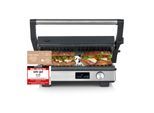 Kontaktgrill SEVERIN "KG 2380", silber (kunststoff), B:38,5cm H:37cm T:35cm, Kontaktgrill_Standgrill_Tischgrill_Teppanyakigrill, Kontaktgrill