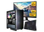 COUGAR Gaming-PC-Komplettsystem "AIRFACE ECO BK SET2654 Core Ultra 7 265KF RTX 5070Ti 32GB DDR5 1TB SSD", Energieeffizienz: F, schwarz, Microsoft Windows 11 Home (64 Bit), 32 GB RAM 1.000 GB SSD, Computer_Komplettsysteme, Windows 11, DDR5 RAM + 32" AOC CQ32G4VE Curved Gaming-Monitor, Gaming-PC-Komplettsystem