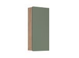 Vicco Hängeschrank, Grün, Eiche, Holzwerkstoff, 3 Fächer, Rechteckig, 36.6x76.6x15.6 cm, Badezimmer, Badezimmerschränke, Hängeschränke
