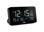Braun Wecker Funkwecker Digital, Schwarz, Kunststoff, 13.5x7.5x4.8 cm, Dekoration, Uhren, Wecker