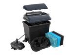 Teichfilter UBBINK "SmartClear 6000 PlusSet", blau (schwarzblau), B:29,3cm H:38,8cm L:39,2cm, Kunststoff, Filteranlagen, Teichfilter, Kompakt und effektiv