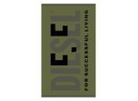 Diesel Strandtuch Smile, Grün, Textil, Schriftzug, 95x180 cm, Badtextilien, Strandtücher