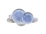 Creatable , Blau, Weiß , Keramik ,