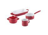 Riess , Rot , Metall , 14 cm , 0,75 l,0,75 l , rund , 28.5x24x48.5 cm , rostfrei, hitzebeständig, geschmacksneutral,backofengeeignet ,