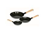 Riess , Schwarz , Metall, Holz , rund , kratzfest, geschmacksneutral ,