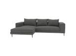 Trendmanufaktur , Dunkelgrau , Textil , Füllung: Schaumstoff, Silikon , 315x170 cm , Made in EU , Bettkasten erhältlich, Stoffauswahl, Schlafen auf Sitzhöhe, Bettfunktion erhältlich, Hocker erhältlich, Rücken echt ,