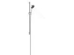 hansgrohe Activera Select S Duschset 28046000 2 Strahlarten wassersparend mit Duschstange, Ø 95mm, Bohrabstand 915 mm, chrom