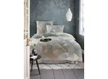 Bettwäsche IRISETTE "Wave 8716", beige (80 natur), B/L: 135cm x 200cm, 1 Stk., 1 Stk., Mako-Satin, B/L: 80cm x 80cm, 2, Mako-Satin, Obermaterial: 100% Baumwolle, Bettwäsche, Bettwäsche, Mako-Satin, anschmiegsam und atmungsaktiv, Ganzjahresqualität