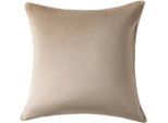 Kissenbezug OTTO HOME "Tobbin", beige, B:50cm L:50cm, Polyester, Polyester, Kissenbezüge, Kissenbezug, doppelseitige Kissen,aus Flannel, zweifarbig, verschiedene Farben