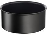 Kasserolle TEFAL "Ingenio Unlimited", schwarz, B:21,5cm H:9,4cm L:21,5cm Ø:20cm, Töpfe, Kasserolle, stapelbar, Antihaftversiegelung, Thermo-Signal, Induktion