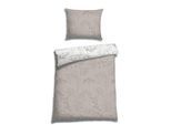 Wendebettwäsche FLORELLA "Isabel leinen Flausch-Flanell, 100% Baumwolle", beige (leinen), B/L: 140cm x 200cm, 1 Stk., 1 Stk., Flanell, B/L: 70cm x 90cm, Flanell, Obermaterial: 100% Baumwolle CO., Bettwäsche, Wendebettwäsche