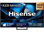 HISENSE QLED-Fernseher "55U7DSE", Energieeffizienz: E, schwarz (schwarz, dunkelgrau), 55 ″, Fernseher, QLED-Fernseher