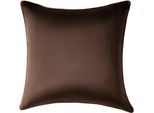 Kissenbezug OTTO HOME "Tobbin", braun, B:50cm L:50cm, Polyester, Polyester, Kissenbezüge, Kissenbezug, doppelseitige Kissen,aus Flannel, zweifarbig, verschiedene Farben