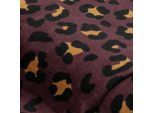 Nicki-Velours "Leo", beere-color