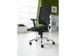 Schäfer Shop Pure Bürostuhl SSI PROLINE S2, Synchronmechanik, ohne Armlehnen, 3D-Netz-Rückenlehne, Bandscheibensitz, schwarz/schwarz