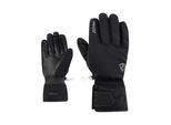 Skihandschuhe ZIENER "KEHNIA-Z AQUASHIELD PrimaLoft DAMEN", Damen, Gr. 8, schwarz, Materialmix, Handschuhe Skihandschuhe, wasser- und winddicht, atmungsaktiv, extra warm, Lederinnenhand, weich