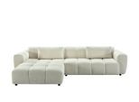 Höffner Selection Ecksofa Freya ¦ creme ¦ Maße (cm): B: 330 H: 67 T: 198.0