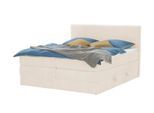 Boxspringbett mit Bettkasten Falco ¦ creme ¦ Maße (cm): B: 186 H: 119
