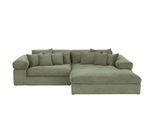 smart Ecksofa Lianea ¦ grün ¦ Maße (cm): B: 291 H: 86 T: 208.0