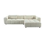 Höffner Selection Ecksofa Freya ¦ creme ¦ Maße (cm): B: 330 H: 67 T: 198.0