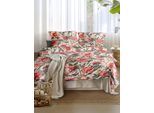 Bettwäsche IRISETTE "Wave 8777", bunt (90 multi), B/L: 155cm x 220cm, 1 Stk., 1 Stk., Mako-Satin, B/L: 80cm x 80cm, 2, Mako-Satin, Obermaterial: 100% Baumwolle, Bettwäsche, Bettwäsche, Mako-Satin, anschmiegsam und atmungsaktiv, Ganzjahresqualität