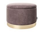 Playboy , Rosa , Textil , rund , 55x35x55 cm , Stauraum ,