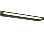 TRIO LEUCHTEN LED Wandleuchte "FABRIZIO, Badezimmer Wandleuchte LED 15,5W 1700 Lumen Touchdimmer", schwarz (schwarz matt), 1, H: 6cm, 1 Stk., Leuchten, Lichtaustritt schwenkbar, Lichtfarbe einstellbar 2300-3000-4000K, LED Wandleuchte