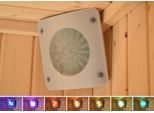 LED Deckenleuchte WEKA "Farblichtanwendung Set A" für Saunen", grau, B:22cm H:11cm L:26cm, Leuchten, LED Deckenleuchte, Farblicht-Set mit LED-Technik, inkl. Steuerungsmodul