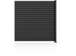 Gartenzaun STAKET PRO "Anbauzaun »Rhombus Mini« Breite 1200 - 2400 mm", schwarz (anthrazit struktur), H:180cm, Aluminium, Zaunelemente, Gartenzaun, Zaunhöhe 180 cm, Zaunlänge 1,242 - 2,442 m