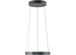NEUHAUS PURE LED Pendelleuchte "PURE E-Clipse", grau (mystic grau), 2, Ø 50cm H: 40cm, 1 Stk., Leuchten, e-LIFT-Funktion, CCT, dimmbar über Fernbedíenung, LED Pendelleuchte