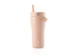 Thermobecher EQUA "Carry Cup, Isolierbecher, 600 ml", beige (rosa), H:24cm Ø:9cm, Edelstahl, Kunststoff, Stahl, Trinkgefäße, Thermobecher, auslaufsicherer Coffee-to-go-Becher