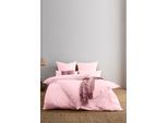 Bettwäsche OTTO HOME "LUISA in Gr. 135x200, 155x220 u.a. Bettwäsche-Set mit Baumwolle", rosa, B/L: 135cm x 200cm, 1 Stk., 1 Stk., Perkal, B/L: 80cm x 40cm, 2 Stk., Perkal, Obermaterial: 100% Baumwolle, Bettwäsche, Bettwäsche, 4 Qualitäten für dein perfektes Schlafgefühl (von Komfort bis Premium)