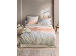 Bettwäsche IRISETTE "Meran 8684", rosa (90 multi), B/L: 135cm x 200cm, 1 Stk., 1 Stk., Biber, B/L: 80cm x 80cm, 2, Biber, Obermaterial: 100% Baumwolle, Bettwäsche, Bettwäsche, Feinbiber, 2 teilig, flauschig