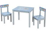 Kindersitzgruppe ROBA "Paw Patrol", blau, Sitzmöbel-Sets, Kinder, Kindersitzgruppe, mit Tisch und 2 Kinderstühlen