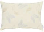 Dekokissen APELT "Valerie" Gr. 1, beige (natur, gemustert), B:41cm H:5cm L:61cm, Obermaterial: 75% Polyester, 25% Viskose, Dekokissen_Sitzkissen_Kissenhüllen, Dekokissen, ohne Füllung