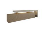 Möbelix , Eichefarben, Beige , Holzwerkstoff , 192x53x37 cm ,