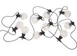LED-Lichterkette "Big Circus", transparent, Dioden 100 Stk. Flammen 10 Stk., Gesamtlänge 4,5m, PARFORCE TRADITIONAL HUNTING, Lichterketten, Kunststoff, mit Haken zum Aufhängen, ca. 4,5 m, outdoor, LED-Lichterkette