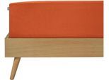 Spannbettlaken SCHIESSER "Jessi aus 100% Baumwolle", orange (terrakotta), B:180cm L:200cm, Jersey, Obermaterial: 100% Baumwolle, Bettlaken, Spannbettlaken, für Matratzen bis zu 22 cm Höhe, OEKO-TEX MADE IN GREEN