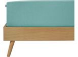 Spannbettlaken SCHIESSER "Jessi aus 100% Baumwolle", grün (mint), B:150cm L:200cm, Jersey, Obermaterial: 100% Baumwolle, Bettlaken, Spannbettlaken, für Matratzen bis zu 22 cm Höhe, OEKO-TEX MADE IN GREEN