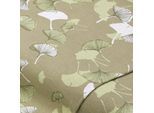 Beschichteter Baumwollstoff "Ginkgo", grün-color
