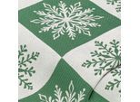 Jacquard "Kristalle-Patch", grün-color