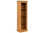 Stauraumregal OTTO HOME "Selma", beige (natur), B:55cm H:180cm T:38cm, MDF, Massivholz, Regale, Stauraumregal, Kiefernholz, feste und verstellbare Böden, Breite 55 cm, Höhe 180 cm
