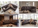 Ecksofa SIT & MORE "Bellevue L-Form, B: 265 cm, Bettfunktion optional, Federkernpolsterung", schwarz, B:265cm H:94cm T:215cm, PRIMABELLE-Microfaser (100% Polyester);SOFTLUX-Kunstleder;Luxus-NaturLEDER, Sofas, Ecksofa, Komfortable Sitzhöhe 44 cm, Liegefläche 120 x 198 cm bei Bettfunktion